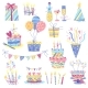 Happy Birthday Icon Set - GraphicRiver Item for Sale