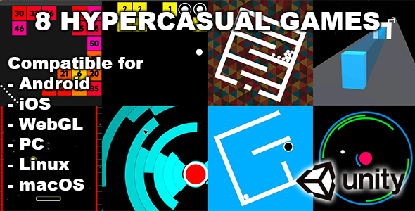 8 Fun Unity Hypercasual Games