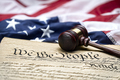 Constitution, American Flag and Gavel - PhotoDune Item for Sale