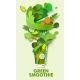 Glass of Delicious Green Vegetable Smoothie - GraphicRiver Item for Sale