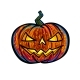 Halloween Pumpkin with Carved Scary Face Isolated - GraphicRiver Item for Sale