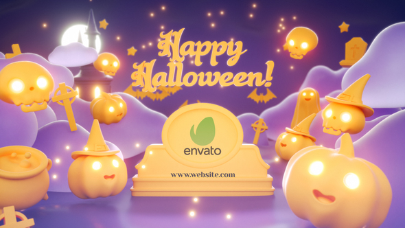 Halloween Countdown Logo Reveal alt