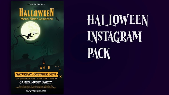 Halloween Party Instagram Story B173