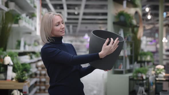 Young Woman in a Flower Shop