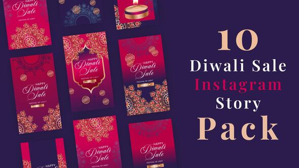 Diwali Sale Instagram Stories