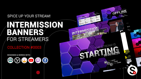 Stream Intermission Banners. Collection #0003