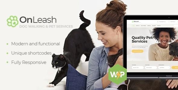 OnLeash | Dog Walking & Pet Services Veterinary WordPress Theme