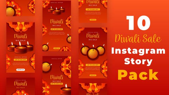 Diwali Sale Instagram Story Pack