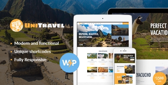 Unitravel | Travel Agency &Amp; Tourism Bureau Wordpress Theme
