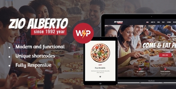 Zio Alberto | Pizza Restaurant, Cafe & Bistro WordPress Theme