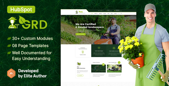 GRD - Lawn & Landscaping HubSpot Theme