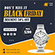Watch Sale Black Friday HTML5 Banner Ads GWD