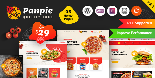 Panpie - Restaurant WordPress Theme