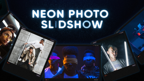 Neon Photo Slideshow