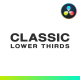 Classic Lower Thirds For DaVinci Resolve - VideoHive Item for Sale