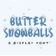 Butter Snowballs - Display Winter Font - GraphicRiver Item for Sale