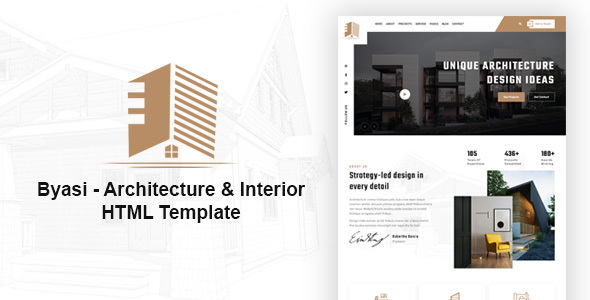 Byasi - Architecture and Interior HTML Template