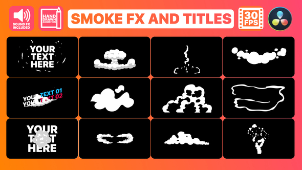 Hand Drawn Smoke FX and Titles | DaVinci Resolve