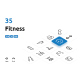 Fitness - Icons Pack - GraphicRiver Item for Sale