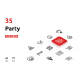 Party - Icons Pack - GraphicRiver Item for Sale