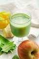 Green smoothie with pineapple, ginger, spinach and apple - PhotoDune Item for Sale