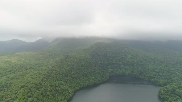 Lake in the Mountains, Bulusan. Philippines, Luzon