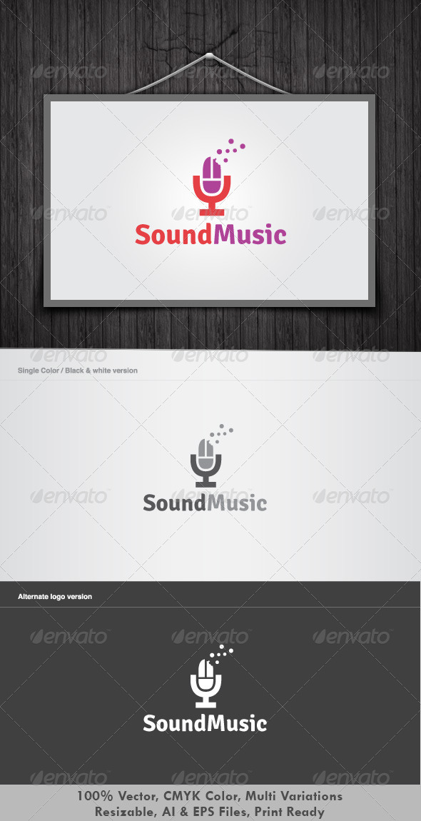 Sound music logo