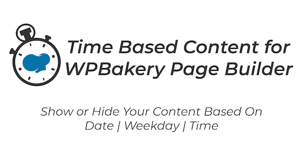 Time Based Content For WPBakery Page Builder