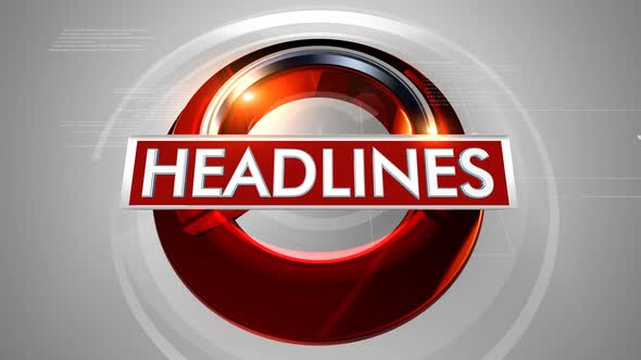 News Headlines Opener and Plate