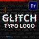 Glitch Typo Logo | Mogrt - VideoHive Item for Sale