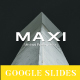 Maxi Minimal Presentation Google Slides - GraphicRiver Item for Sale