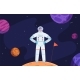 Astronaut in Space - GraphicRiver Item for Sale