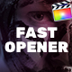 Fast Typography Opener - VideoHive Item for Sale