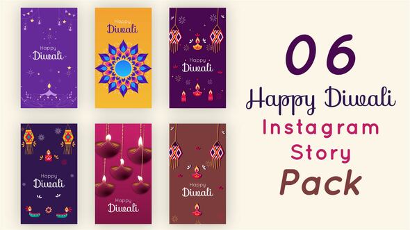 Happy Diwali Instagram Story Pack