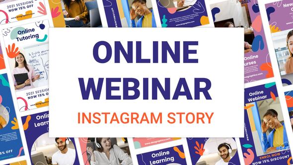 Online Webinar Instagram Stories