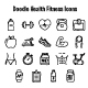 Doodle Health Fitness Icons - GraphicRiver Item for Sale