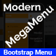 Modern Megamenu - Bootstrap Responsive Mega Menu - CodeCanyon Item for Sale
