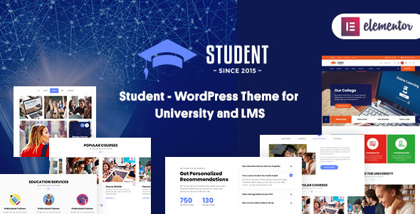 Student - WordPress Theme for University and LMS