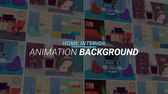 Home interior - Animation background