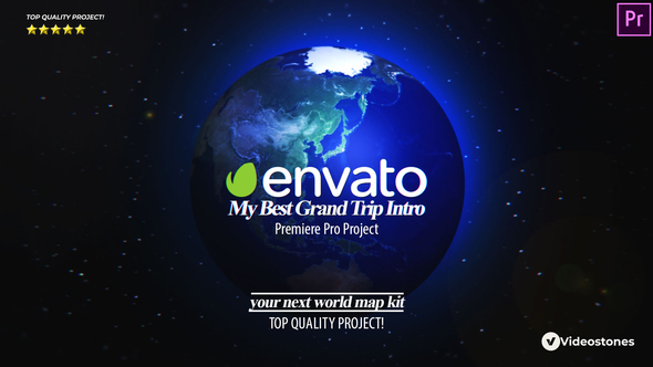 Best Grand Trip Intro | World Map Kit Premiere Pro