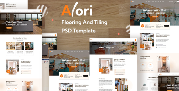 Alori  - Flooring and Tiling PSD Template