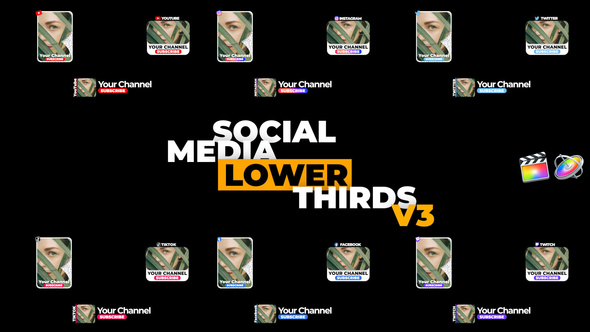 Social Media Lower Thirds v3