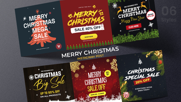 Merry Christmas Instagram Post alt