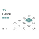 Hostel - Icons Pack - GraphicRiver Item for Sale