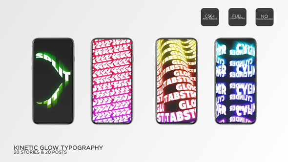 Kinetic Glow Typography Instagram alt