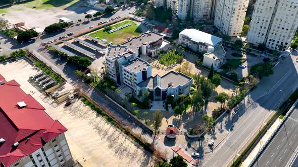 Panoramic Antalya Turkey Aerıal Vıew 4 K