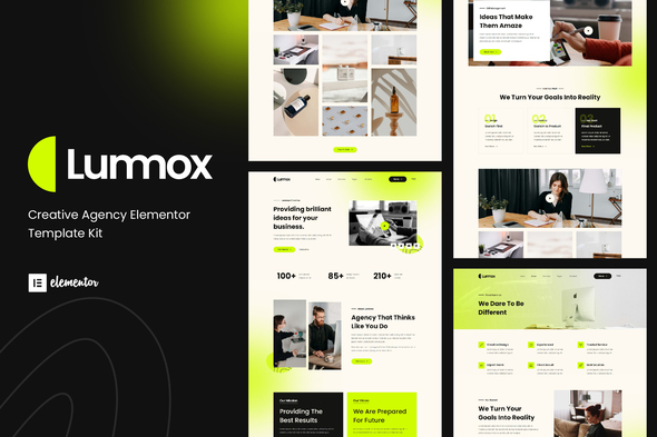 Lummox - Creative Agency Elementor Template Kit
