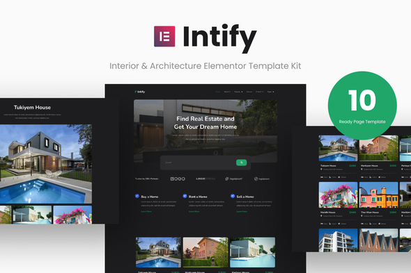 Intify - Real Estate Elementor Template Kit