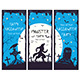 Set of Blue Halloween Banners with Party Invitations - GraphicRiver Item for Sale