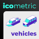 Icometric - Transportation Icons - GraphicRiver Item for Sale
